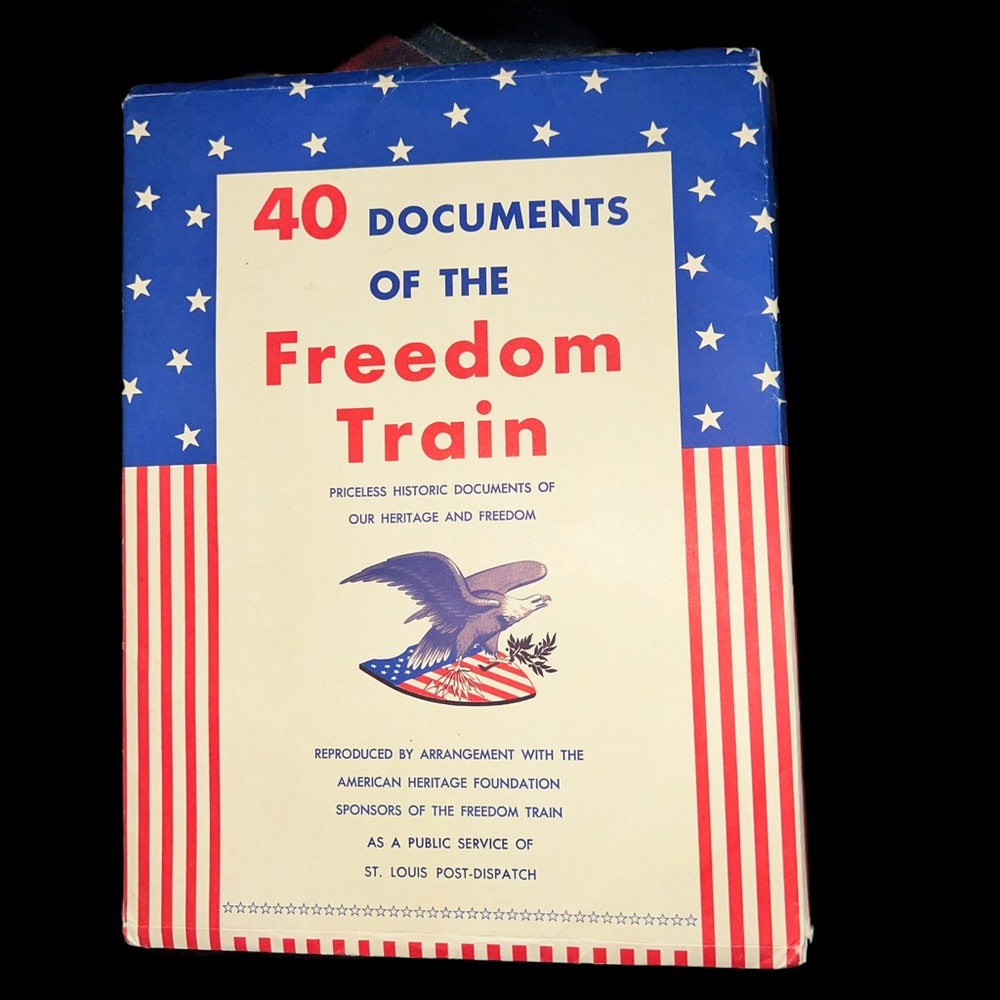 1947-49 Freedom Train 40 Documents Of The Freedom Train St. Louis Post Dispatch